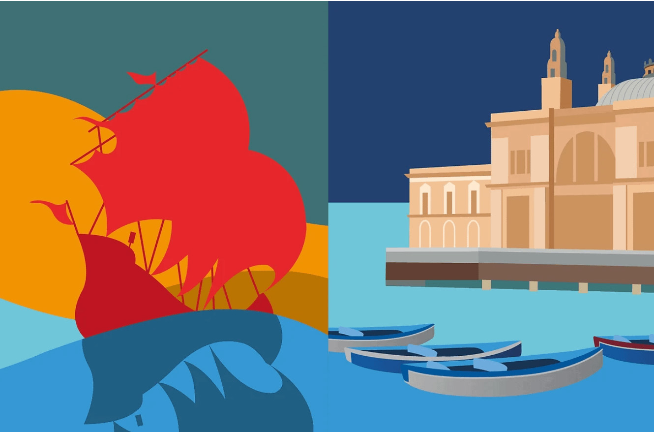 Illustrazione PiùTua la città, tour del lotto, Sugo Creativo
