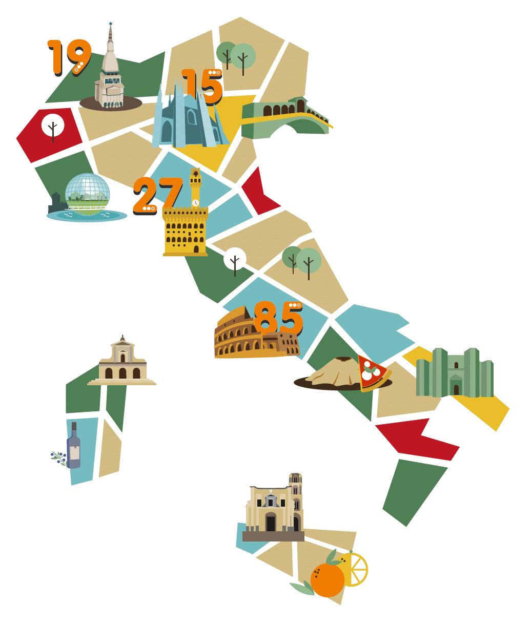 PiùTua la città Italia, tour del lotto, Sugo Creativo